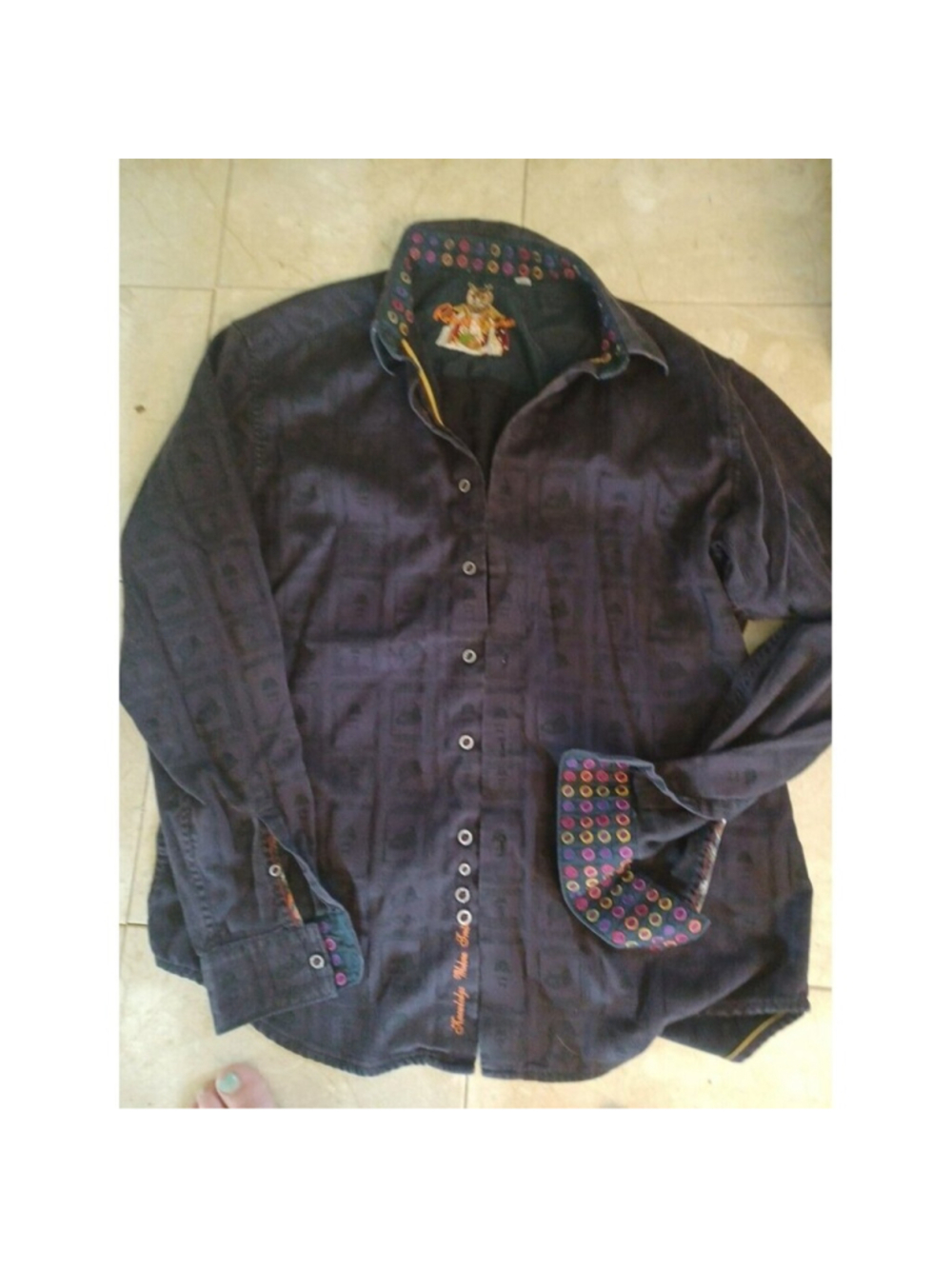 Robert Graham shirt medium mens